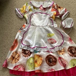 Donut Waitress Costume size Large